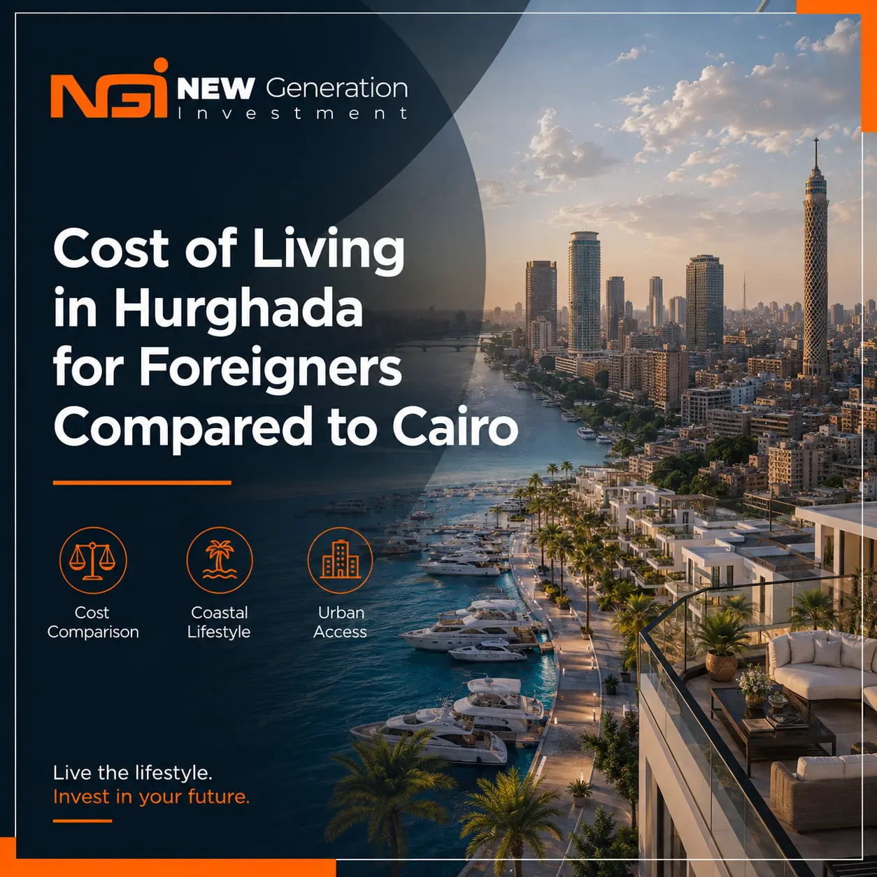 Cost of Living in Hurghada for Foreigners Compared to Cairo
