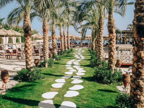 Strand in Hurghada am Roten Meer – Beispiel für die Prüfung von Strandzugang und Lage