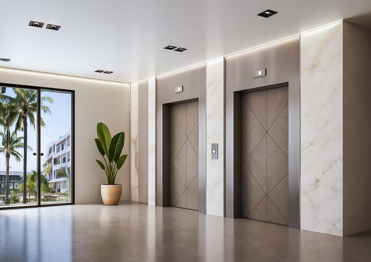 CLAN Residents — Lobby and elevators
