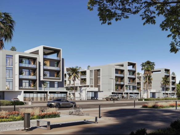 CLAN Residents in Hurghada — exterior architectural rendering