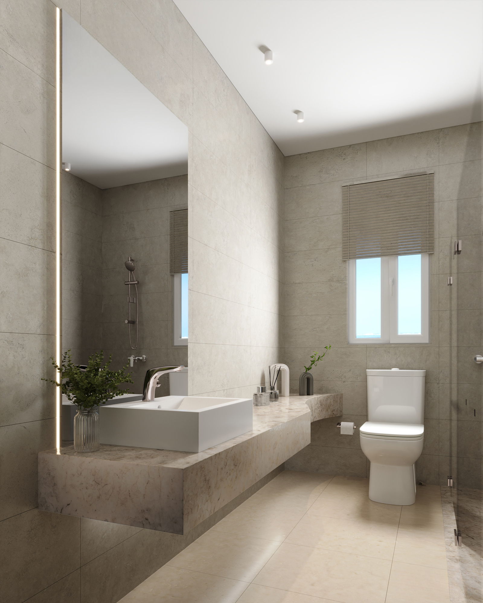 Finished bathroom in Sahl Hasheesh apartment Modern finished bathroom in a Sahl Hasheesh apartment