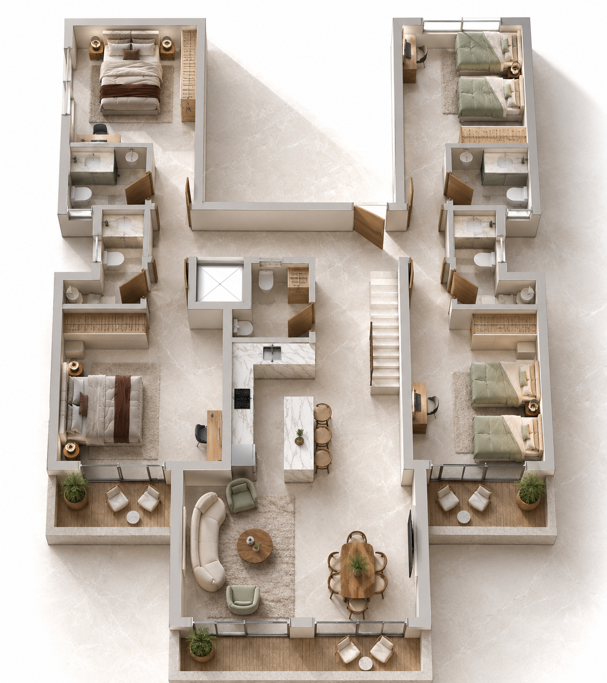 3201 · 3D floor plan