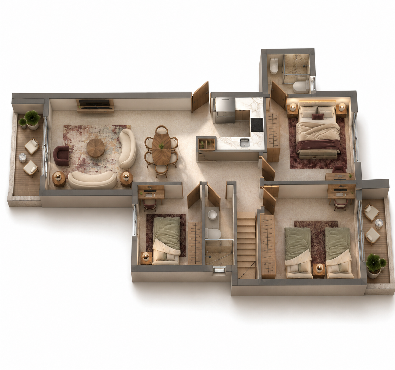 4201 · 3D floor plan