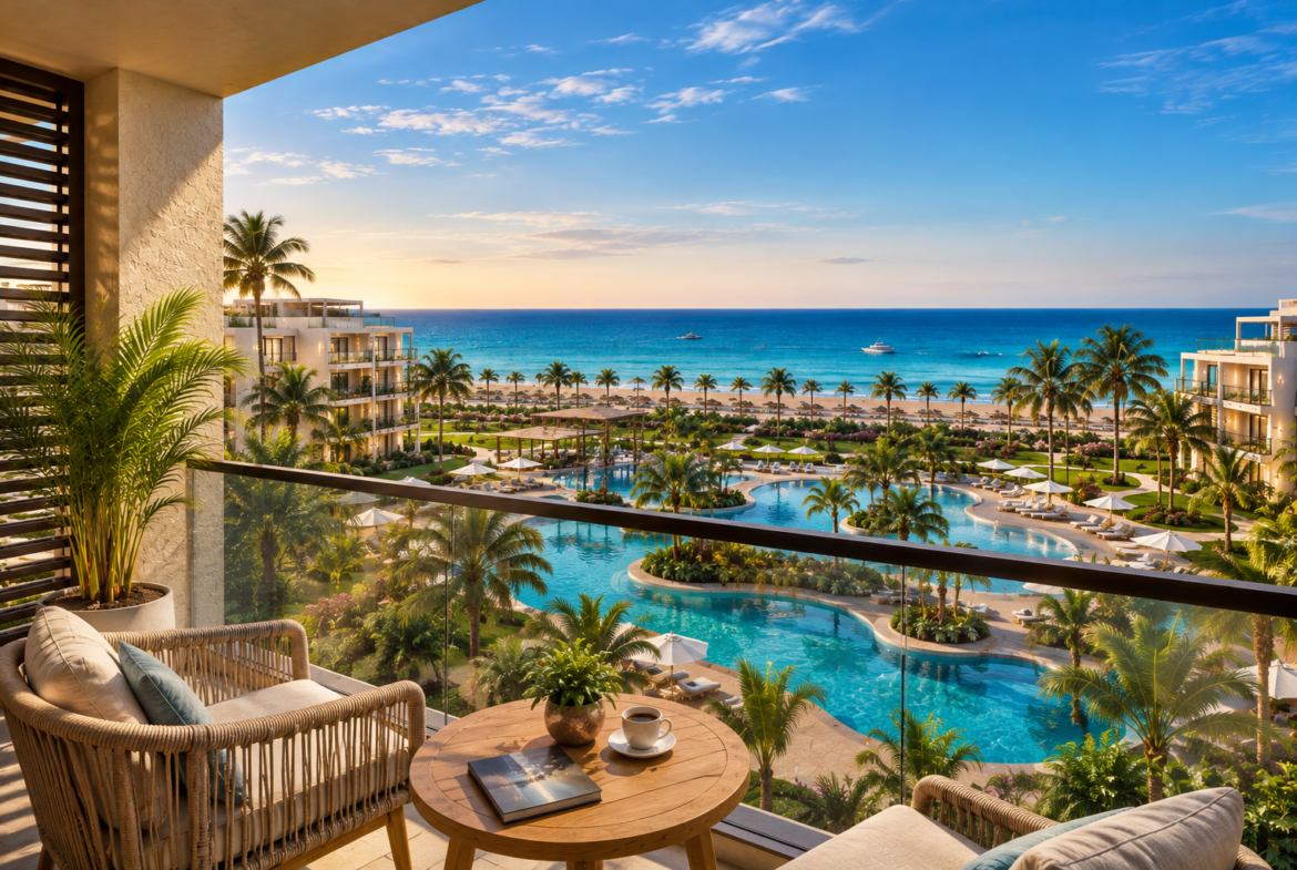 ONE7 Residence Red Sea and lagoon lifestyle view