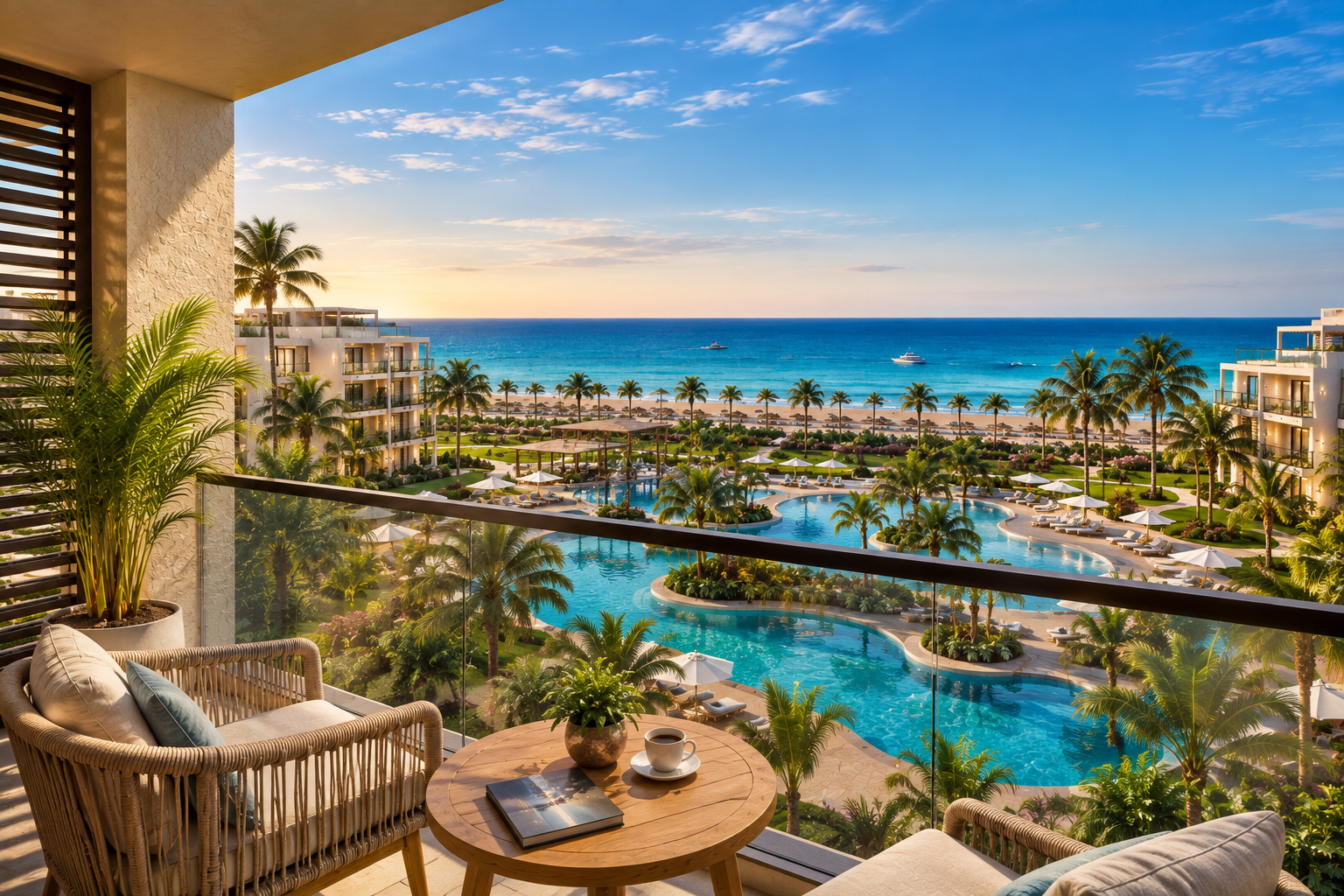ONE7 Residence Red Sea and lagoon lifestyle view