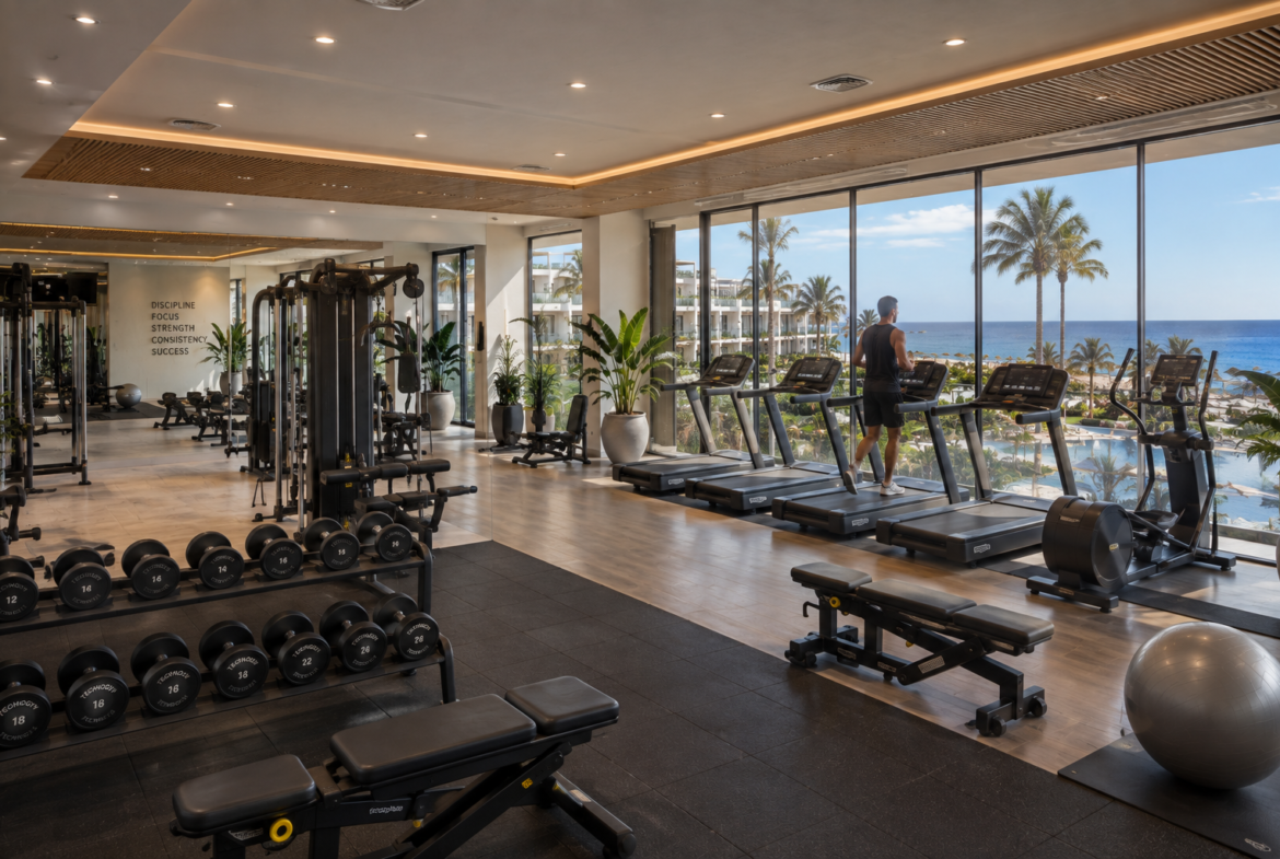 ONE7 Residence gym and fitness facilities