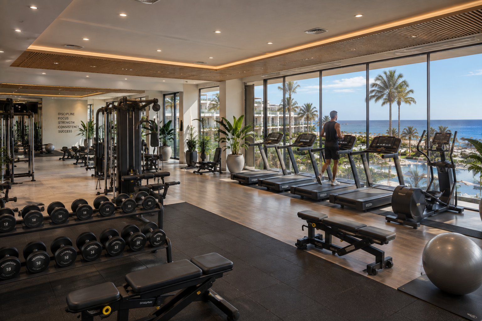 ONE7 Residence gym and fitness facilities