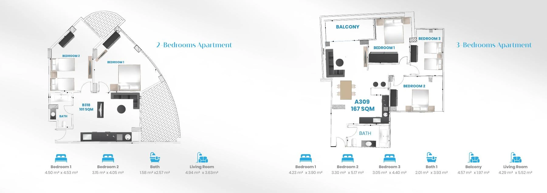 storia-del-mare — Developer unit layout — brochure page 16